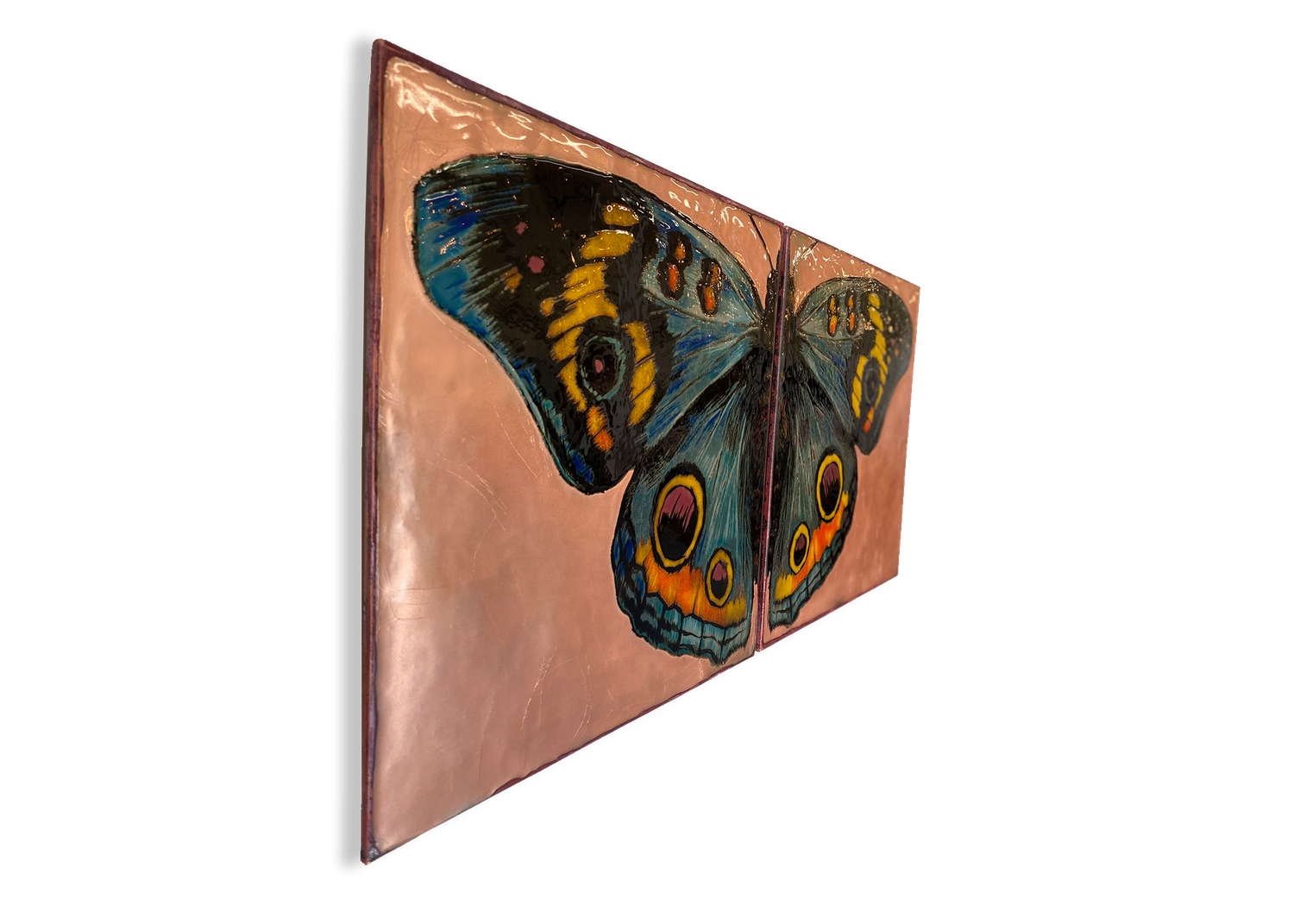 (2) 15x15 Panels On the Wings (Butterfly) - Houston Llew, Charleston SC (2) 15x15 Panels On the Wings (Butterfly) - Houston Llew, Charleston SC