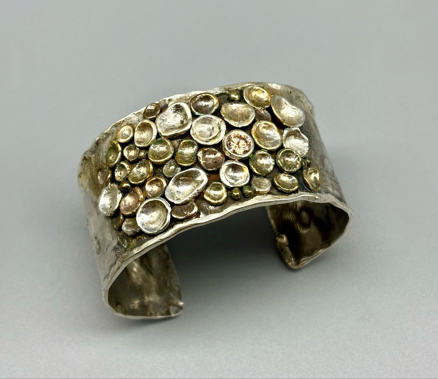 Cuff w/Champagne Topaz