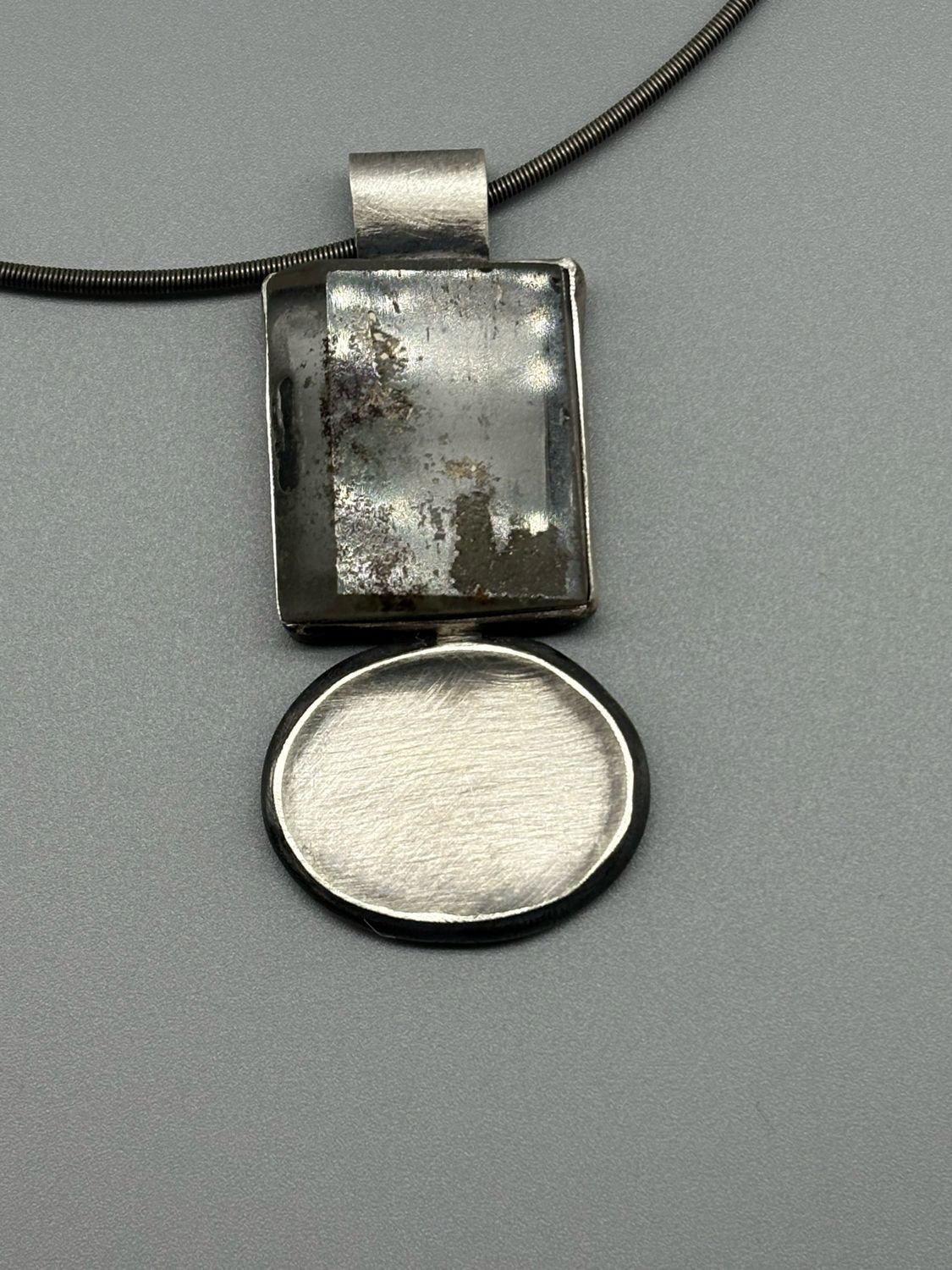 Moss Agate Statement Necklace