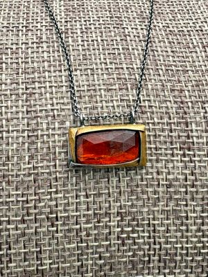 Orange Kyanite Necklace