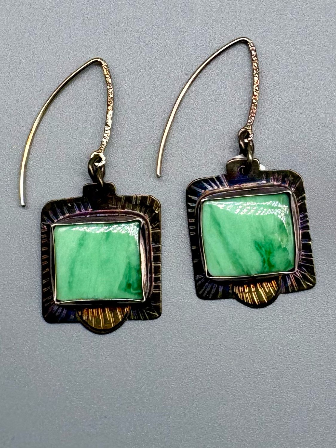 Uvarovite Earrings
