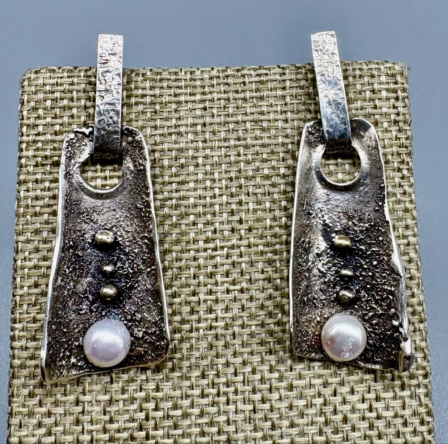 Sterling Silver w/Pearl Earrings