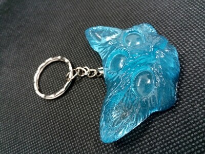 The Third eye Kitty Semi-clear Neon Blue Glow In The Dark Pigments 