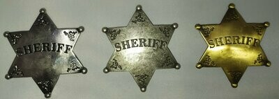 Estrella Sheriff Plata Óxido