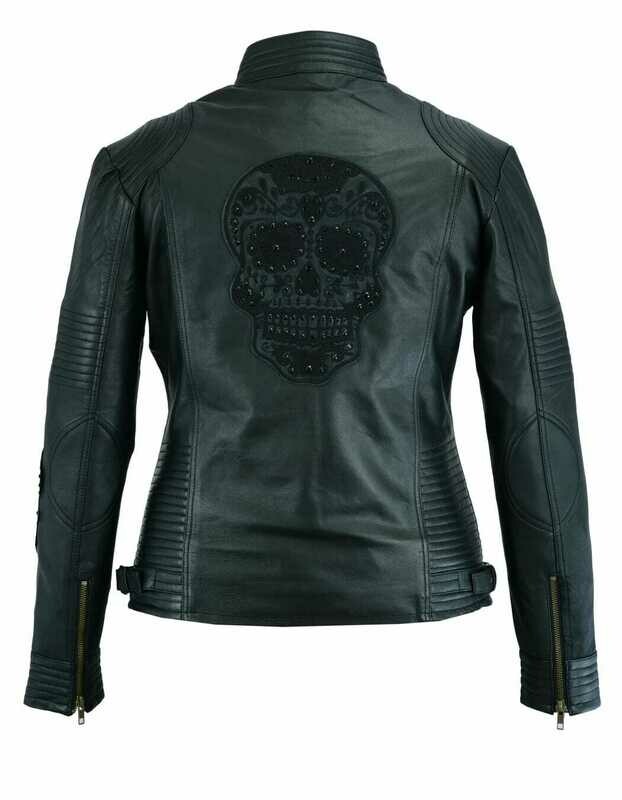 Vestir Negra Calavera Mexicana