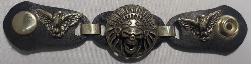 Calavera Jefe Indio Plata Óxido