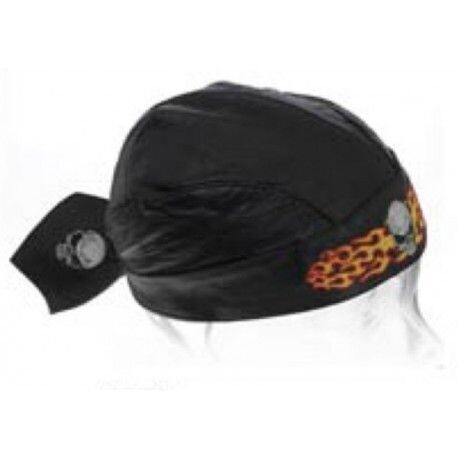 Bandana Piel Skull Flame