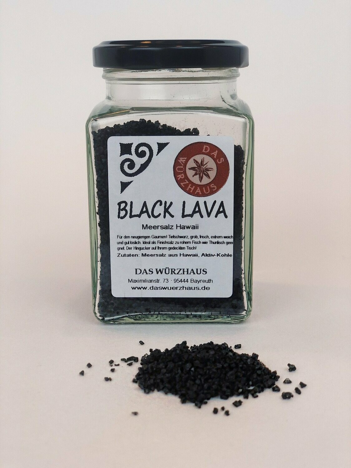 Black Lava Salz Hawaii