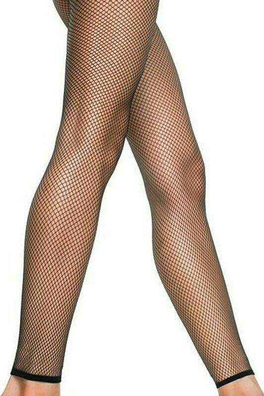 Calza Rete Fishnet Professionale senza piede in caviglia (REDLINE Collant Danza)