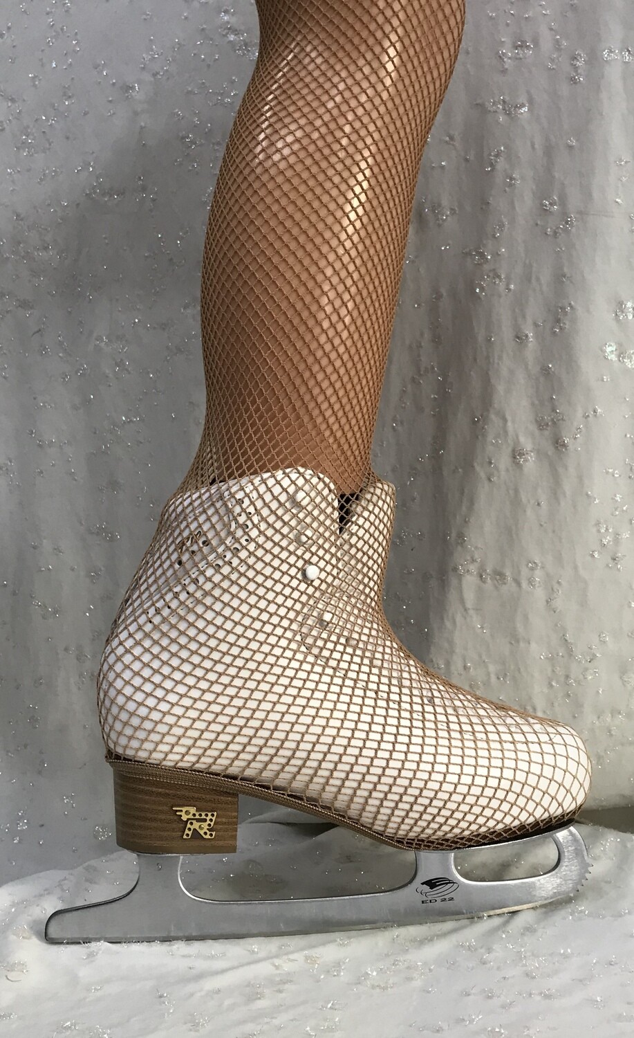 Collant Rete Fishnet on ICE copripattino (REDLINE Collant Pattinaggio)
