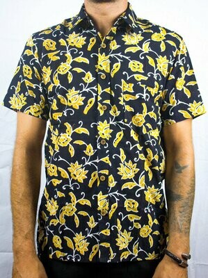 CAMISA DE MANGA CORTA FLORES