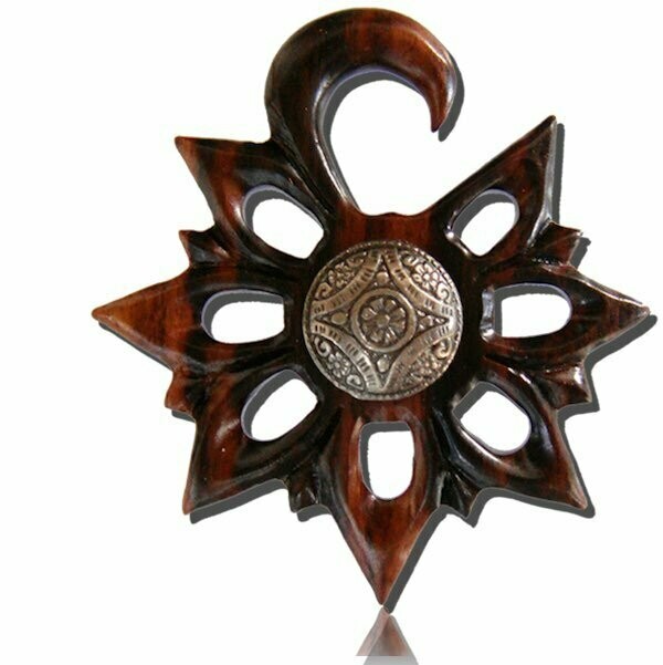 EXPANSOR TRIBAL DE MADERA Y METAL (6mm)