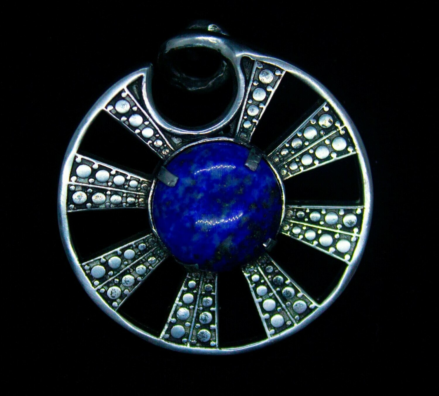 PESO RUEDA TRIBAL CON LAPISLÁZULI (6mm)