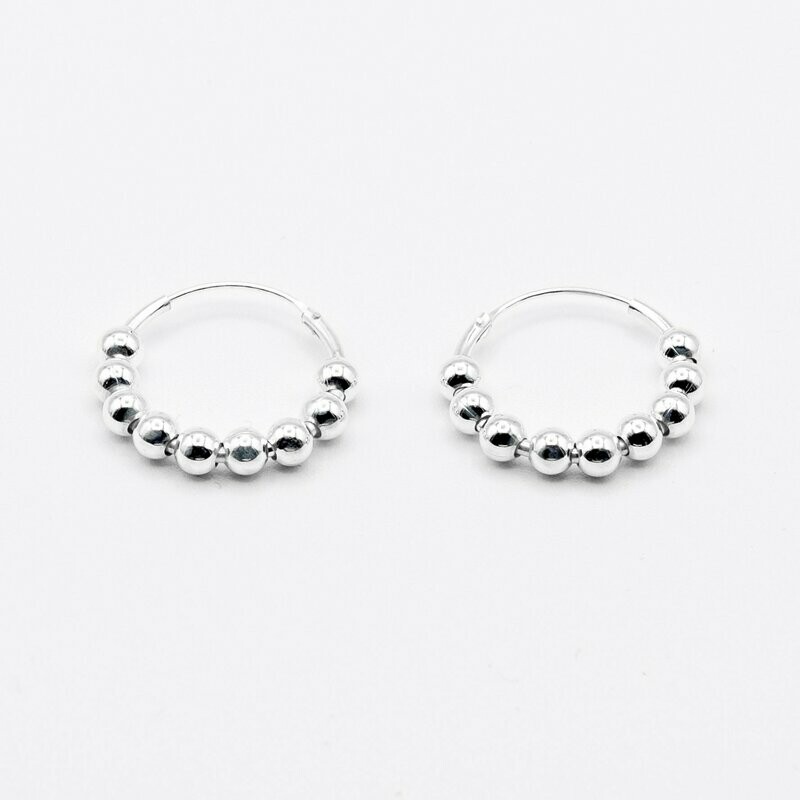 AROS DE BOLITAS BANGA (20mm)