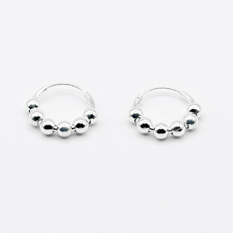 AROS DE BOLITAS BANGA (18mm)
