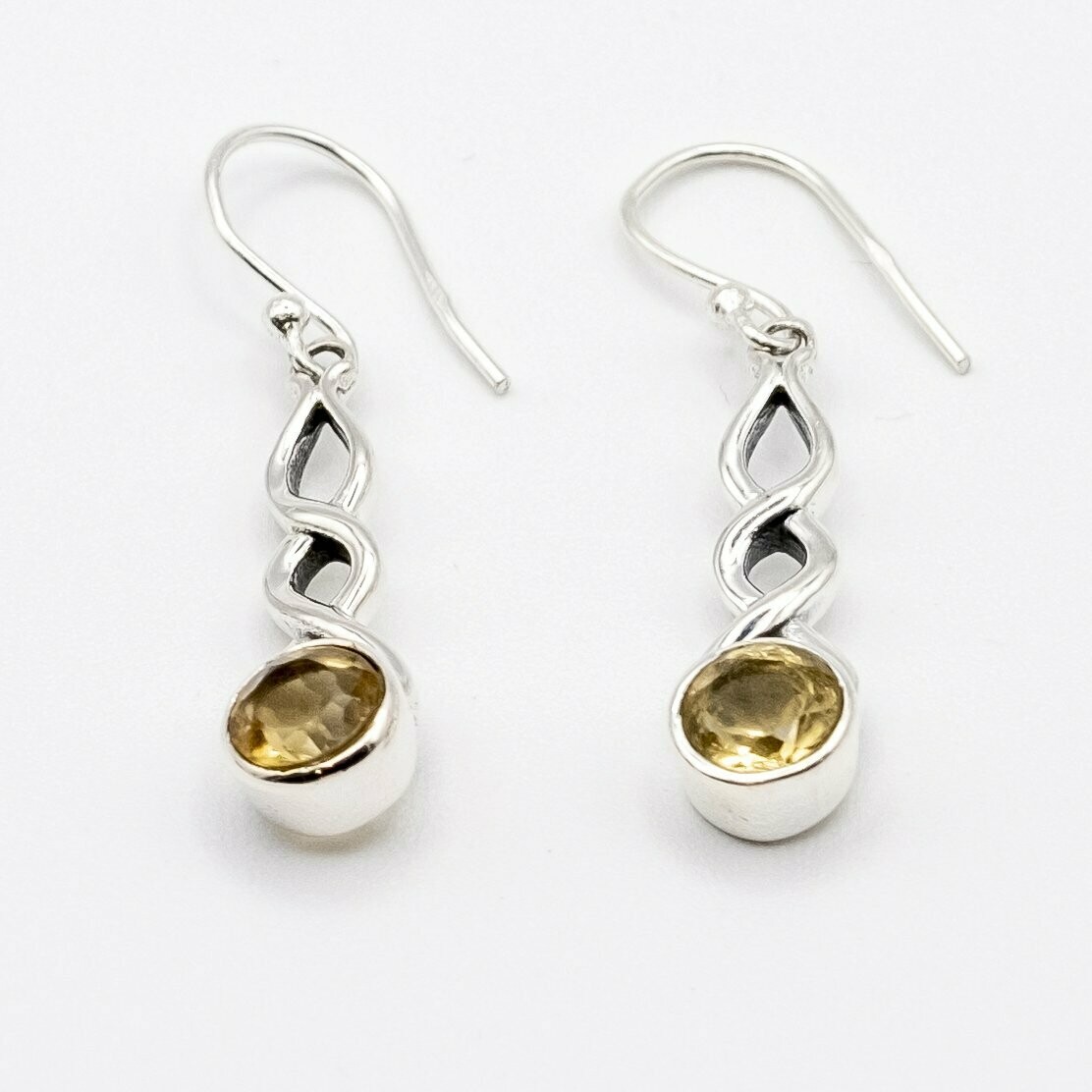 PENDIENTES DHATRI CITRINO