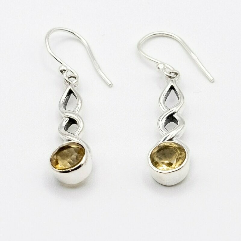 PENDIENTES DHATRI CITRINO