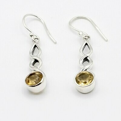 PENDIENTES DHATRI CITRINO