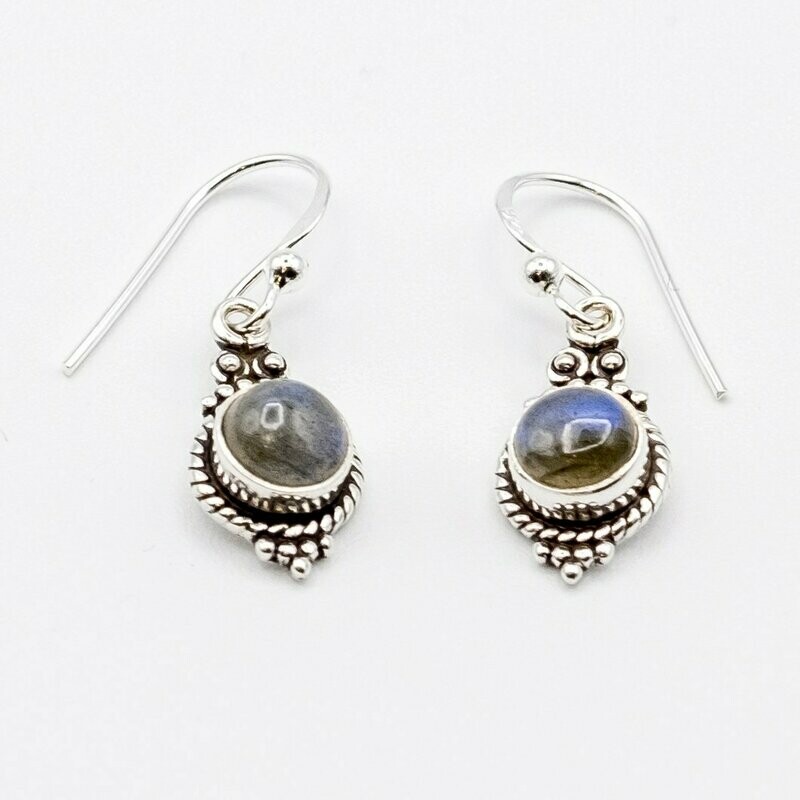 PENDIENTES SHAKTI LABRADORITA