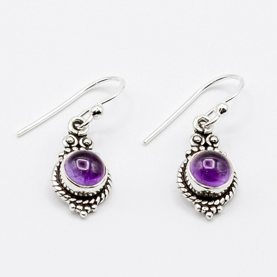 PENDIENTES SHAKTI AMATISTA