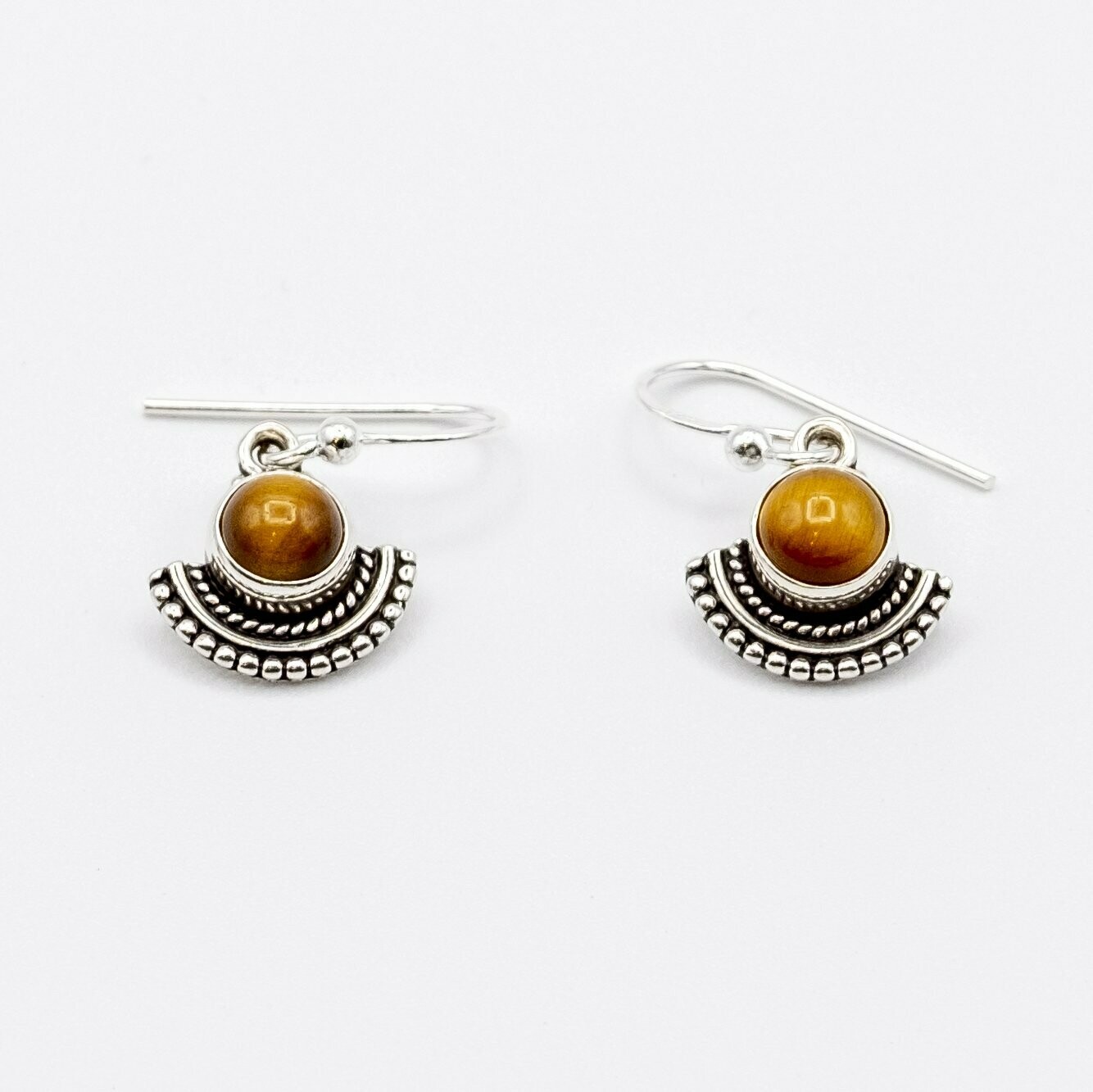 PENDIENTES DRAUPADI OJO DE TIGRE