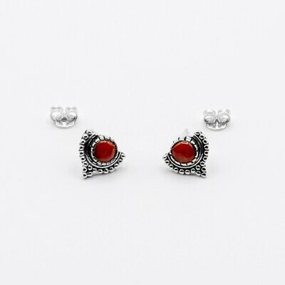 PENDIENTES BHIMA CORNALINA