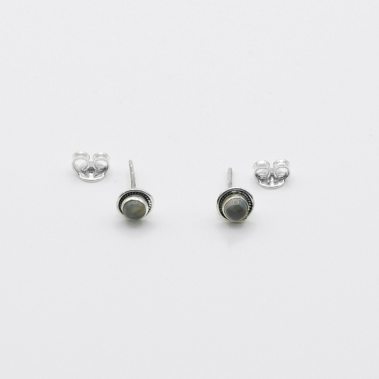 PENDIENTES VAYU LABRADORITA