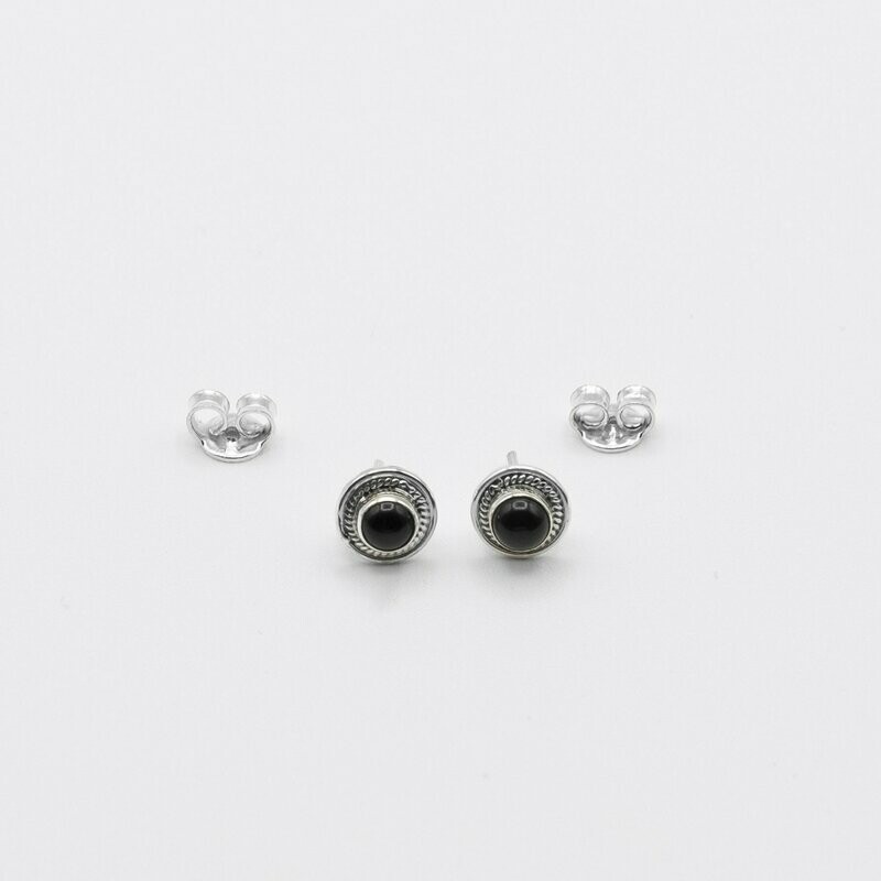 PENDIENTES VAYU ÓNIX NEGRO