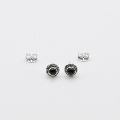 PENDIENTES VAYU ÓNIX NEGRO