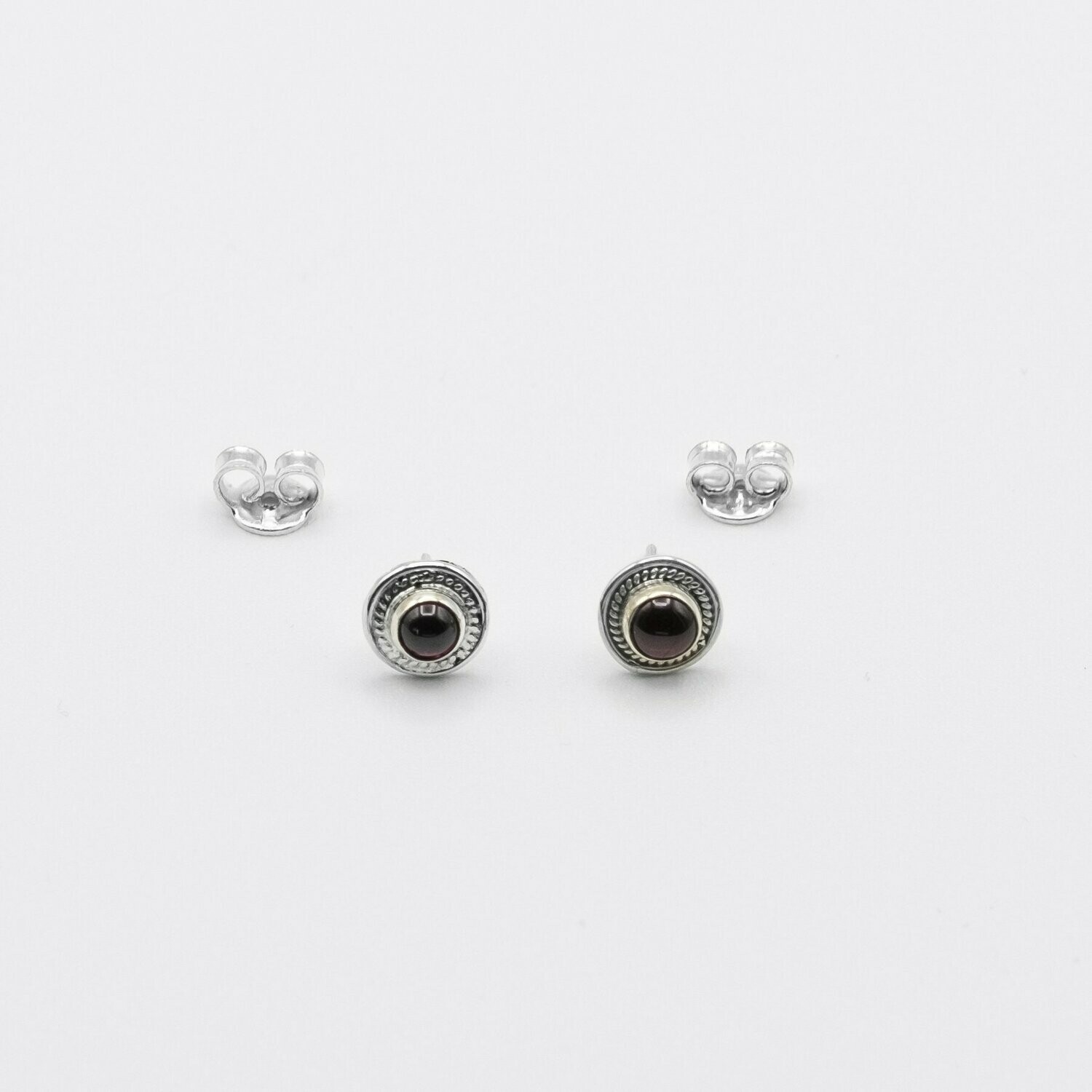 PENDIENTES VAYU GRANATE