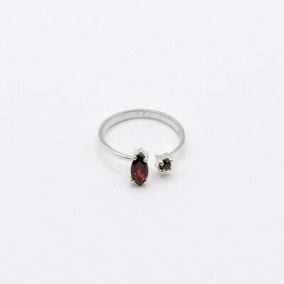 ANILLO VAMANA GRANATE