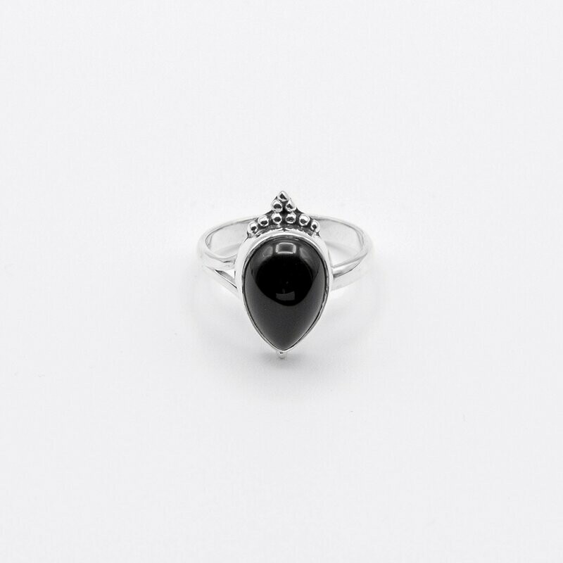 ANILLO HIMAVAT ÓNIX NEGRO