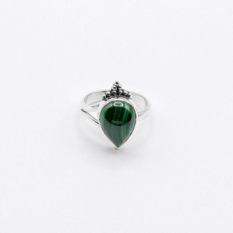 ANILLO HIMAVAT MALAQUITA