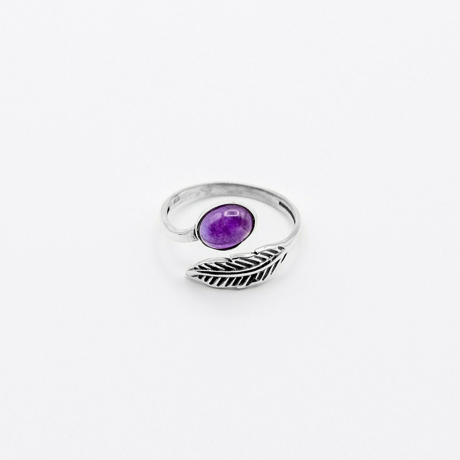 ANILLO PLUMA AMATISTA