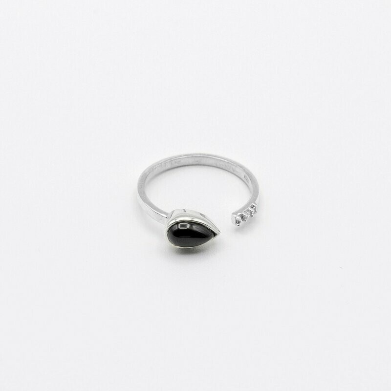 ANILLO MAYA ÓNIX NEGRO