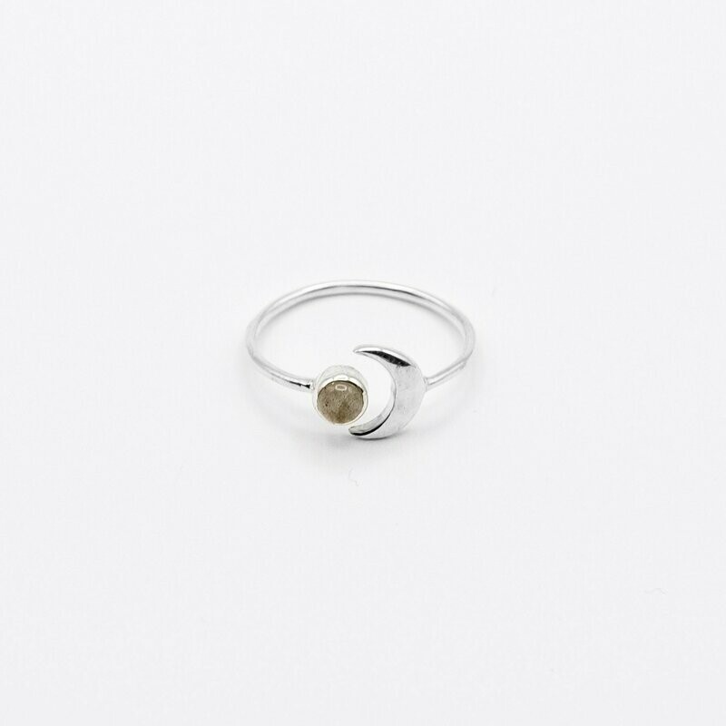 ANILLO LUNA LABRADORITA