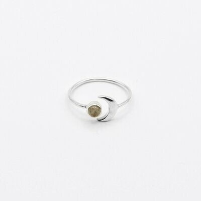 ANILLO LUNA LABRADORITA