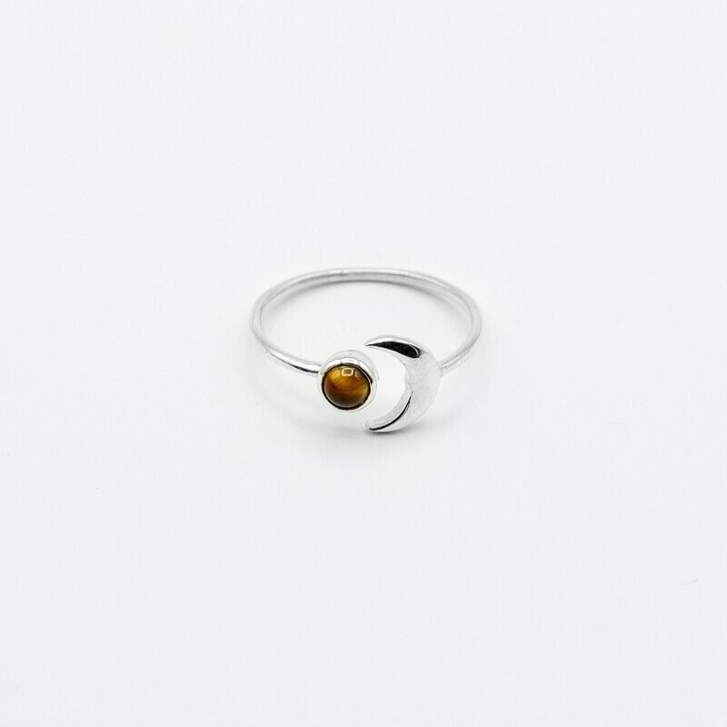ANILLO LUNA OJO DE TIGRE