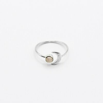 ANILLO LUNA CUARZO ROSA