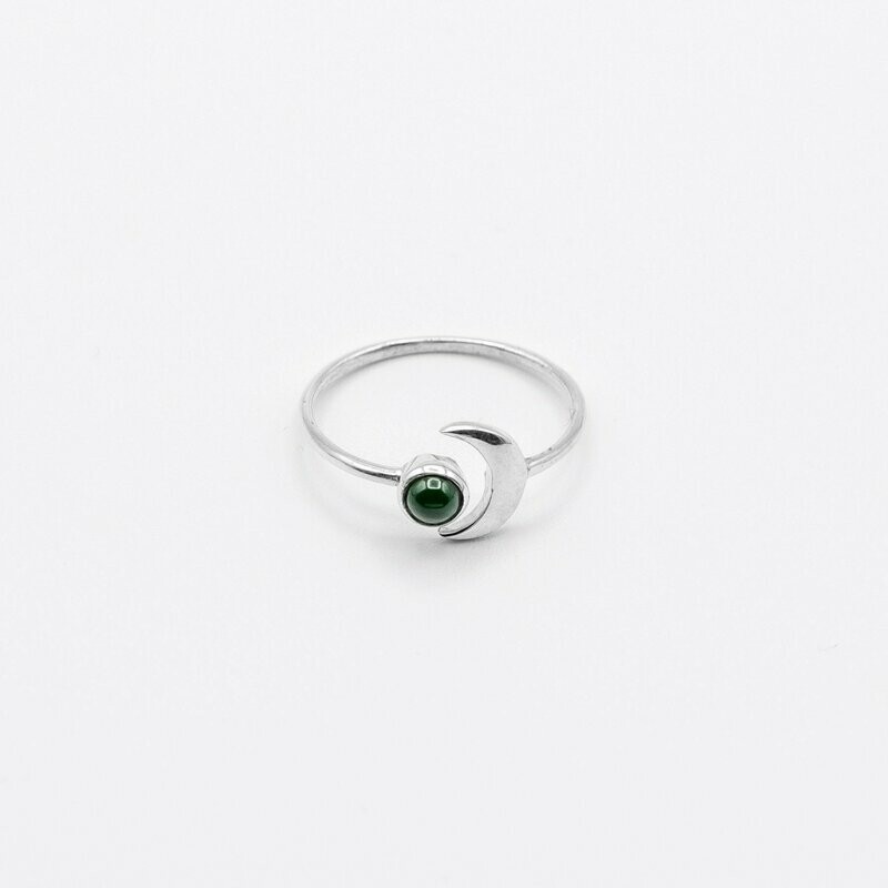 ANILLO LUNA MALAQUITA