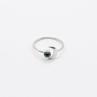 ANILLO LUNA MALAQUITA