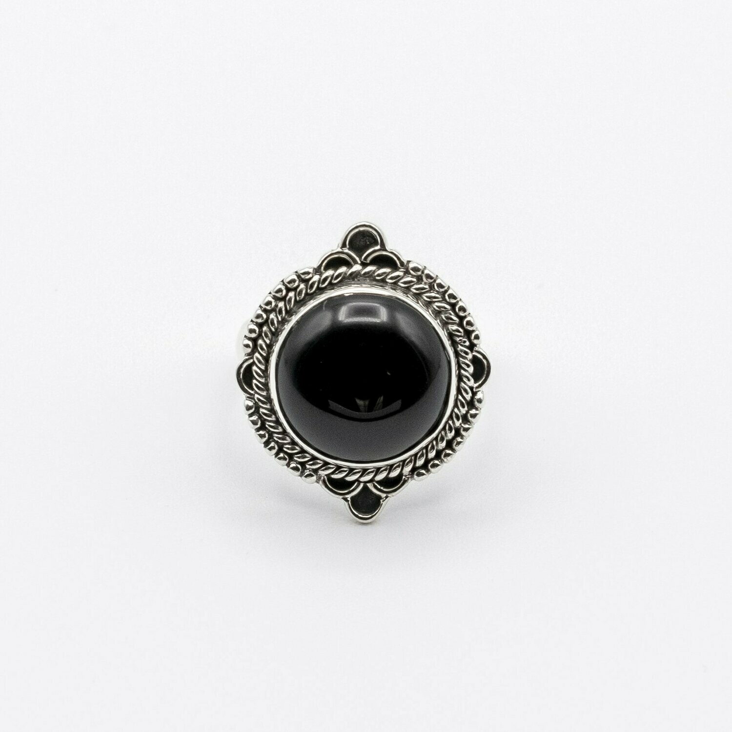 ANILLO INDRANI ÓNIX NEGRO