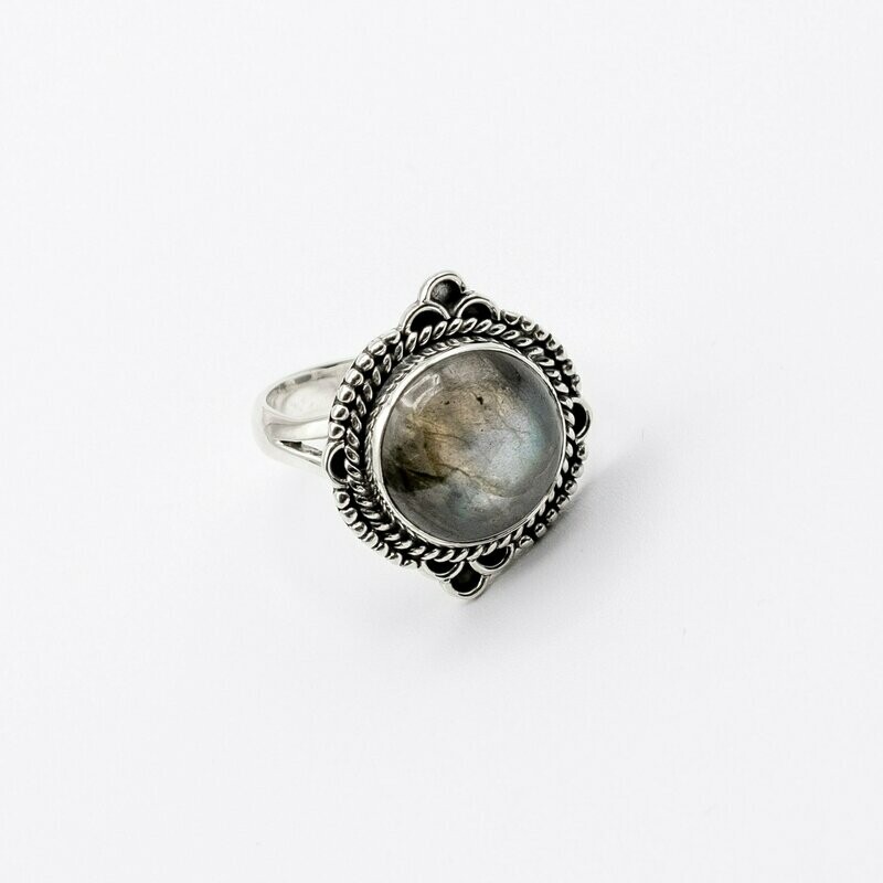 ANILLO INDRANI LABRADORITA