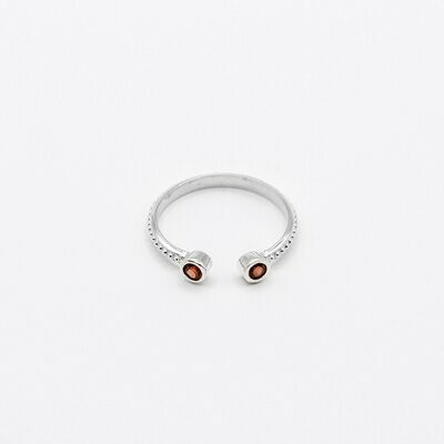 ANILLO INDRAJIT GRANATE