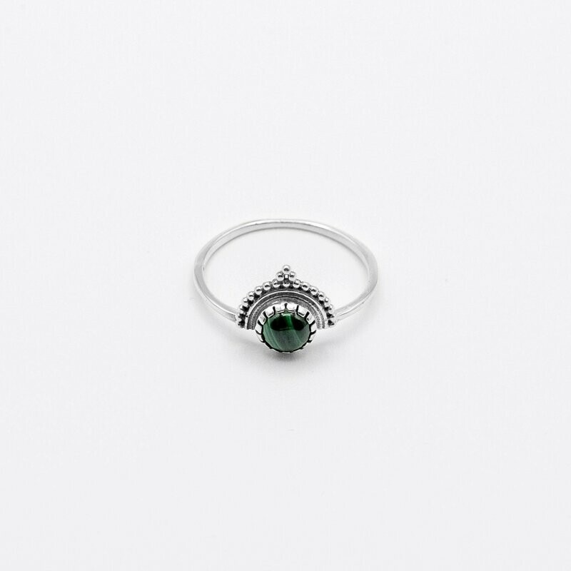 ANILLO AMRITA MALAQUITA