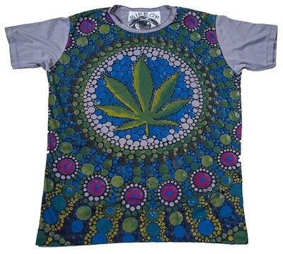 CAMISETA MANDALA HOJA