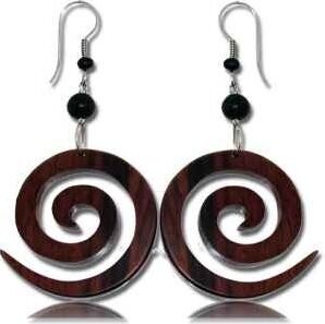 PENDIENTES DE MADERA