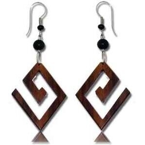 PENDIENTES DE MADERA