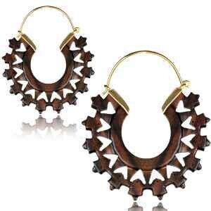 PENDIENTES DE MADERA