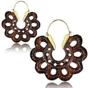 PENDIENTES DE MADERA